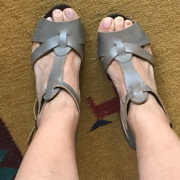 Diesel Women's Clog/Shoes Size 8 Good Condition. Grey Leather. - Picture 8 of 9